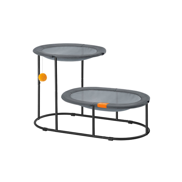 Feandrea 2-Tier Elevated Cat Bed for Multi-Cat Households UPCB012G01