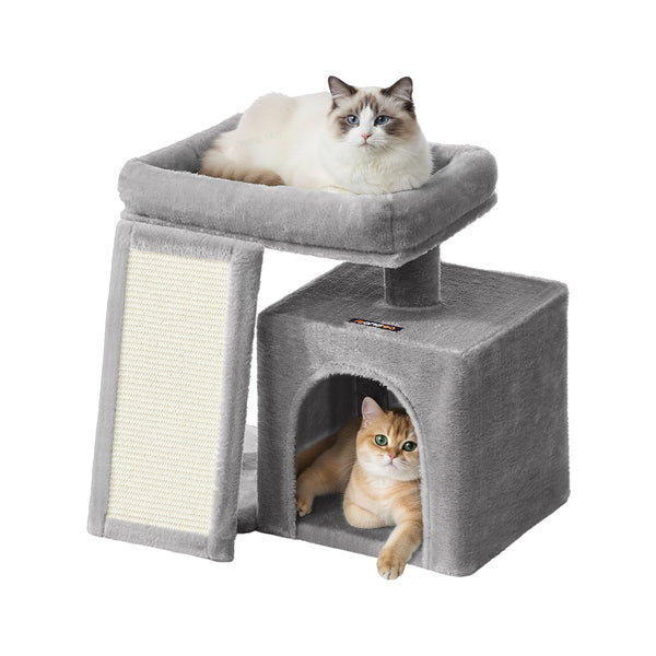 Feandrea Small Cat Tree with Scratching Ramp UPCT010GD02S