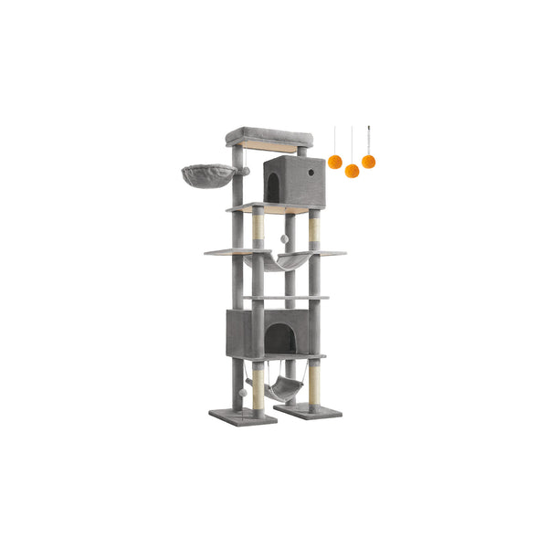 Feandrea 79.1 Inch Tall Cat Tree, XXL Large Cat Tower UPCT195G01