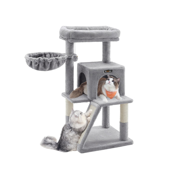 FEANDREA Cat Tree with Sisal-Covered Scratching Posts UPCT51W