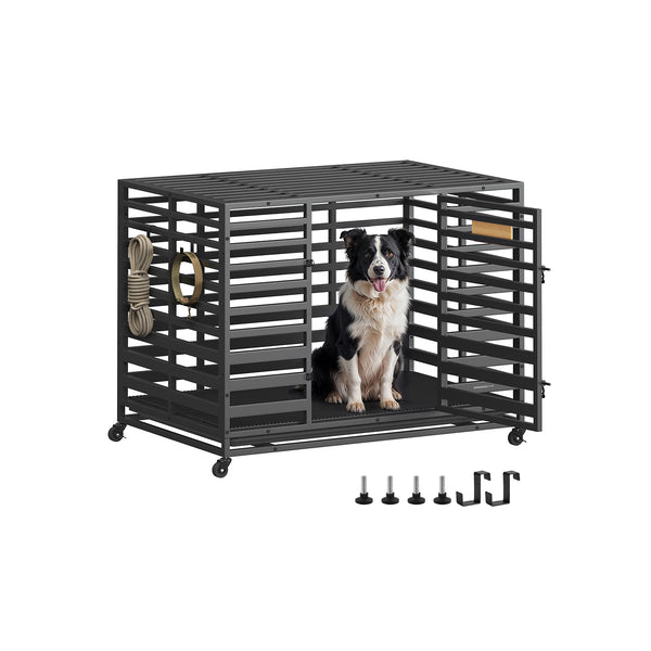 SONGMICS HOME HOME Heavy-Duty Dog Crate UPPD023B01
