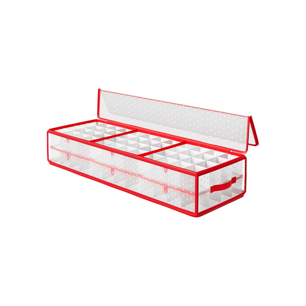 SONGMICS Bauble Storage Box with Dividers URFB031T02