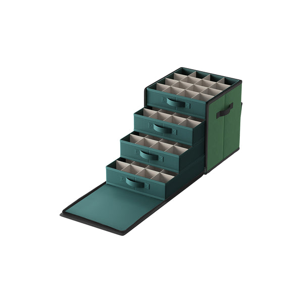 SONGMICS 64-Slot Christmas Ornament Storage Box URFB037C01