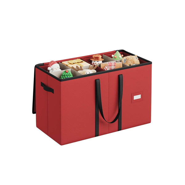 SONGMICS Holiday Decor Organizer with Adjustable Dividers URFB041R01