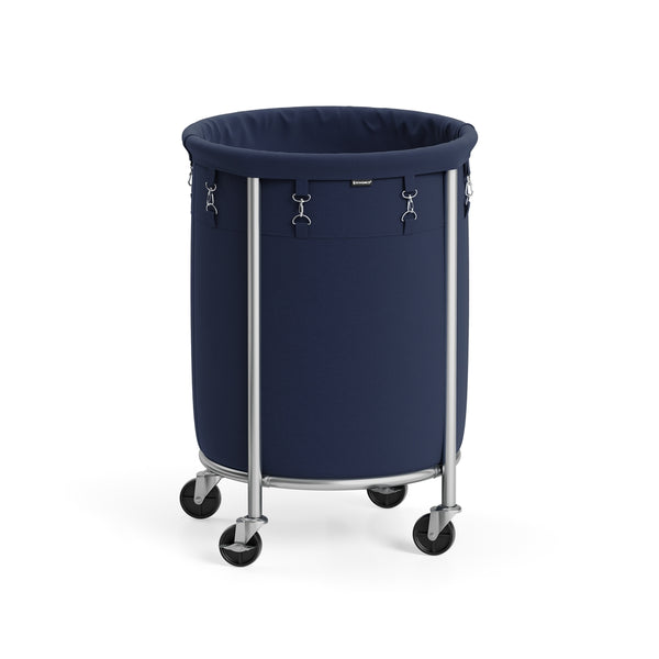 SONGMICS Round Laundry Basket on Wheels URLS002Q01