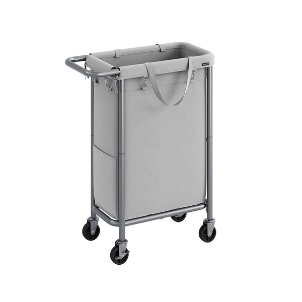 SONGMICS Laundry Basket with Wheels URLS003G01