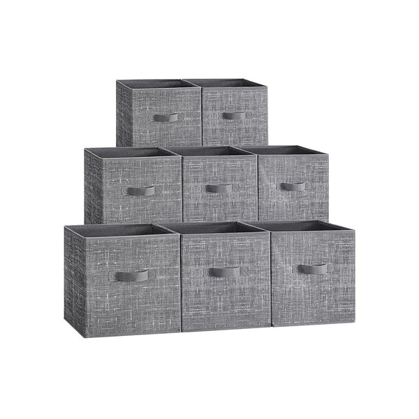 SONGMICS Set of 8 Foldable Storage Cubes UROB830G01