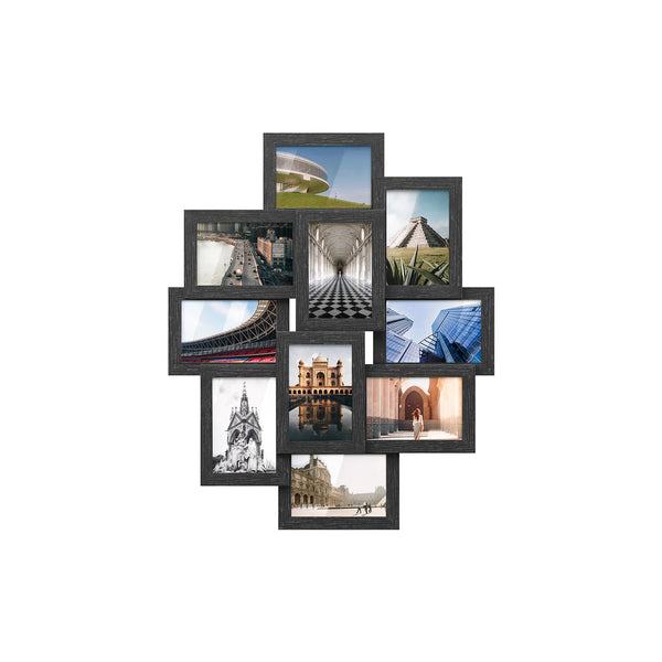 SONGMICS Collage Picture Frames for 10 Photos URPF20BK