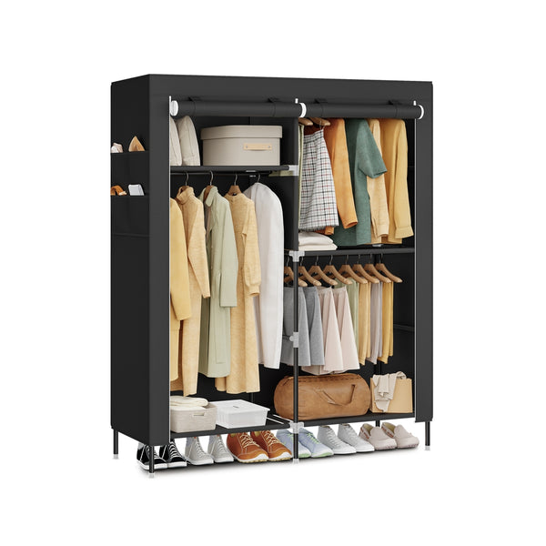 SONGMICS Fabric portable closet with shelves and hanging rods URYG010BZ02