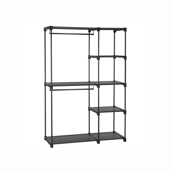 SONGMICS Freestanding Portable Closet with Shelves URYG24BK