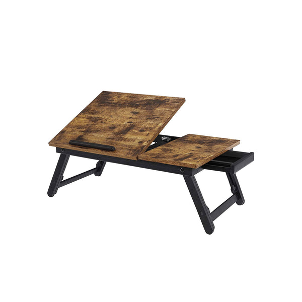 SONGMICS Laptop Desk with Adjustable Legs and Tilting Top ULLD105B01