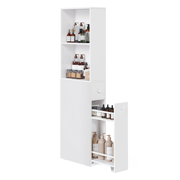 VASAGLE Freestanding Cabinet with Storage Drawers and Adjustable Shelf UBBK567T14