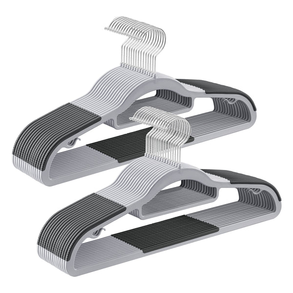 SONGMICS Non-Slip Coat Hangers with Swivel Hook UCRP20G30
