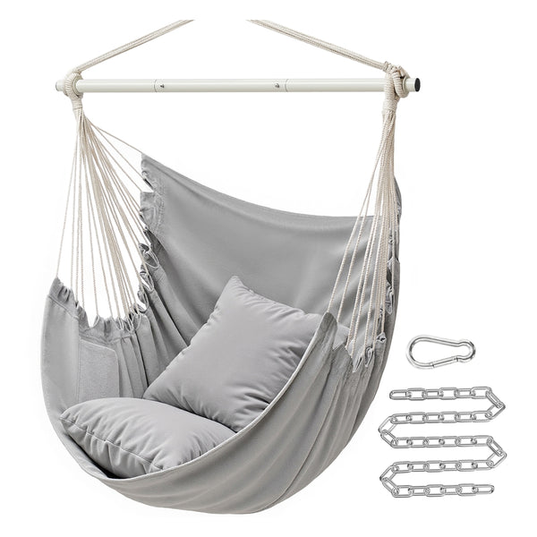 SONGMICS Hammock Chair with 2 Cushions UGDC197G01