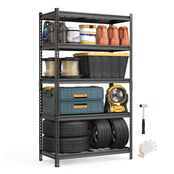 SONGMICS Heavy-Duty Garage Shelving UGLR453B01