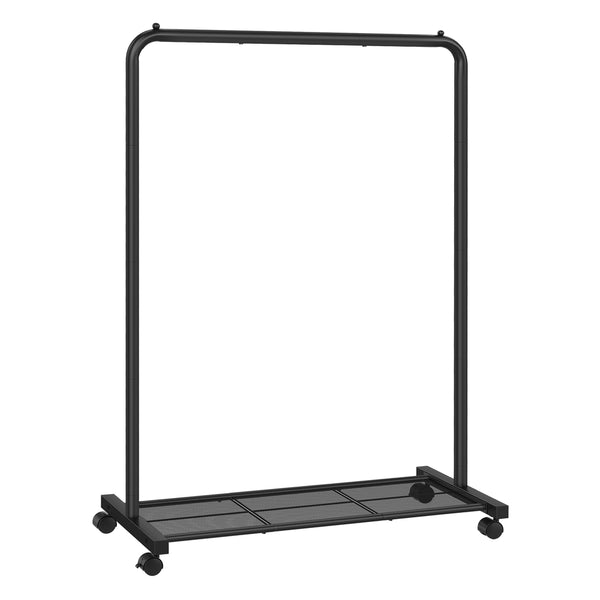 SONGMICS Clothes Rack with Wheels UHSR25BK