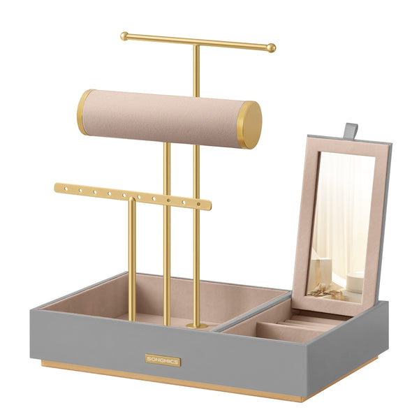 SONGMICS Jewelry Holder for Necklaces, Earrings and Bracelets UJJS022G01