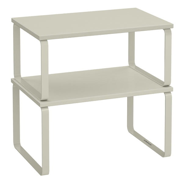 SONGMICS Set of 2 Kitchen Counter Shelves UKCS002K01
