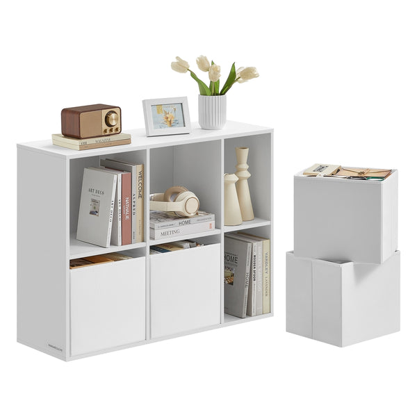 SONGMICS HOME Superfast Toolless Assembly-Bookshelf ULBC196W01