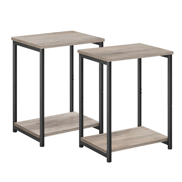 VASAGLE Side Table with Open Storage ULET272B02