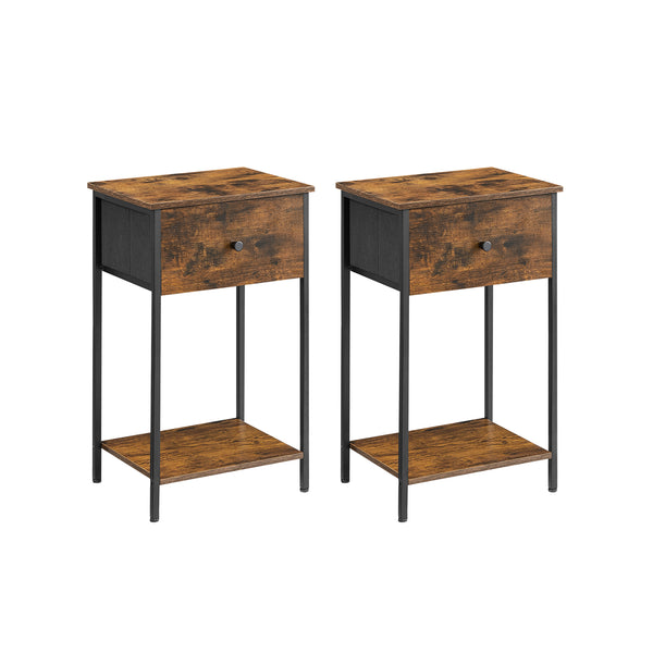 VASAGLE Set of 2 End Tables ULGS221B01