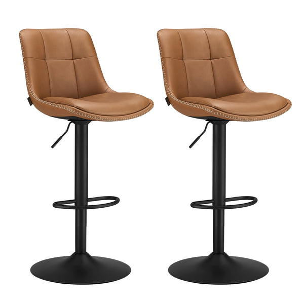 VASAGLE Bar Stools, Swivel Bar Chairs ULJB095K01