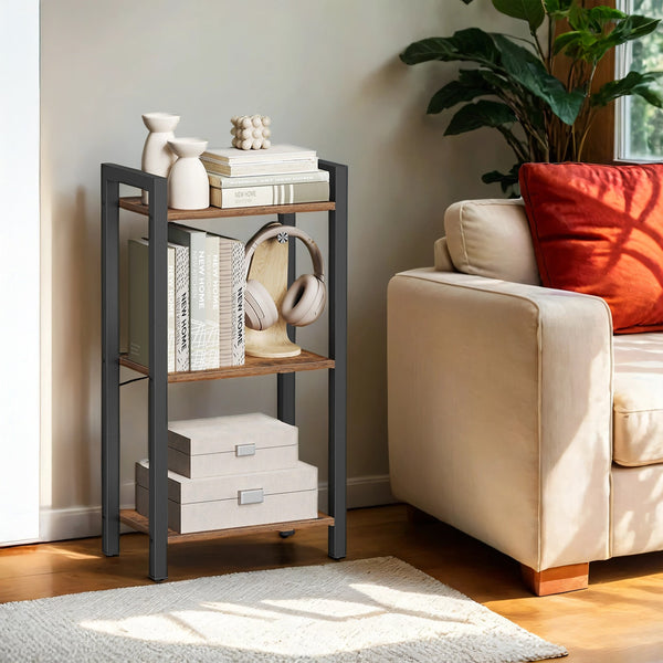 VASAGLE Industrial freestanding bookshelf for living room and home office ULLB35S098K02