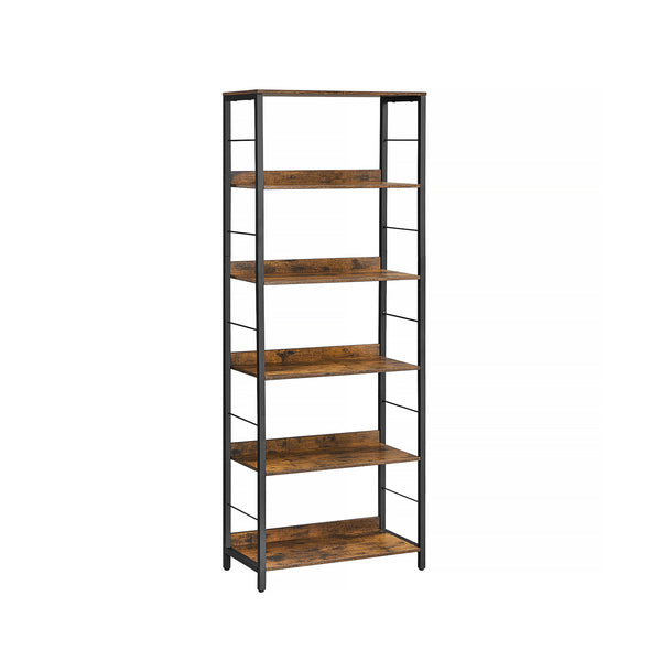 VASAGLE 6-Tier Industrial Bookshelf ULLS118B01