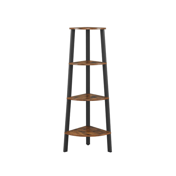 VASAGLE 4-Tier Industrial Corner Shelf ULLS34X