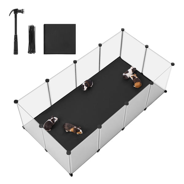 SONGMICS Pet Playpen with Floor ULPC009W01