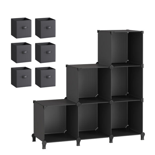 SONGMICS Cube Storage Organizer with Storage Boxes ULPC062B01