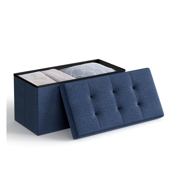 SONGMICS MAZIE Collection - Space-Saving Storage Ottoman Bench ULSF47IN