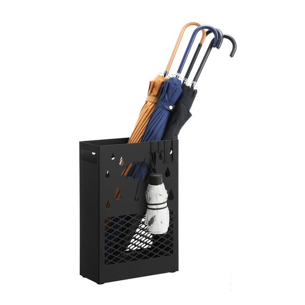 SONGMICS Metal Umbrella Stand with a Removable Drip Tray ULUC004B01