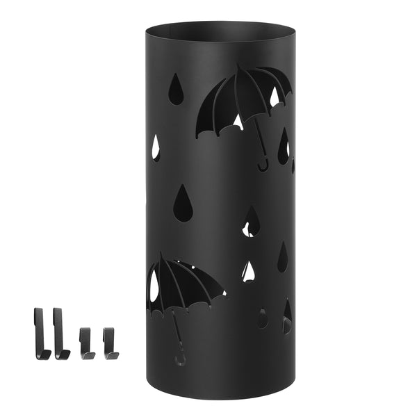 SONGMICS Metal Umbrella Stand with Water Tray ULUC024B01