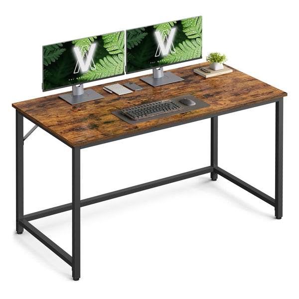 VASAGLE Industrial Writing Computer Desk with Metal Frame ULWD039B01