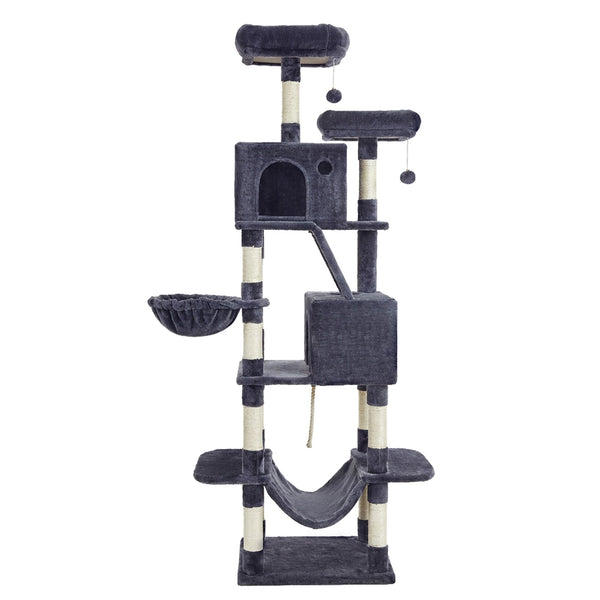 Feandrea Large cat tree with scratching posts hammock and perches for indoor cats UPCB35T190G01