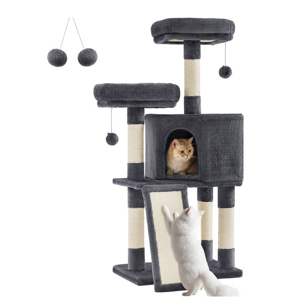 Feandrea 45.3-Inch Cat Condo with Scratching Posts UPCT141G01