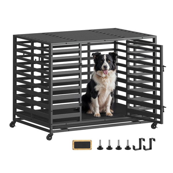 SONGMICS HOME HOME Heavy-Duty Dog Crate UPPD023B01V1