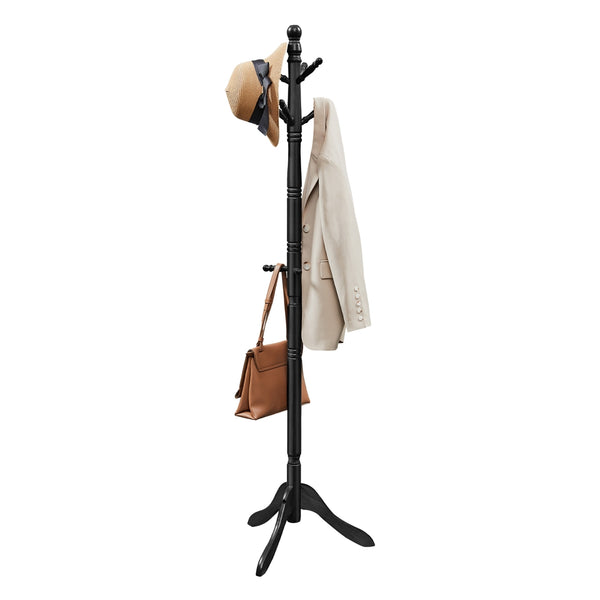VASAGLE Solid Wood Coat Rack and Stand URCR003B01