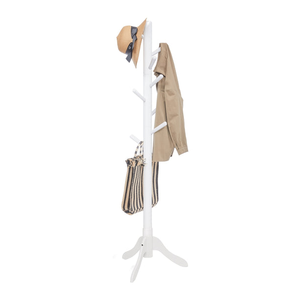 VASAGLE Free Standing Tree-Shaped Coat Rack with Hooks URCR01WT