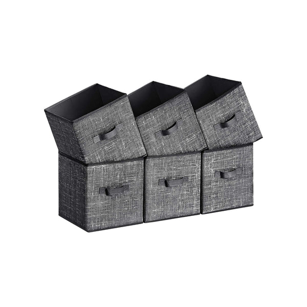 SONGMICS Set of 6 Foldable Storage Cubes UROB026B01