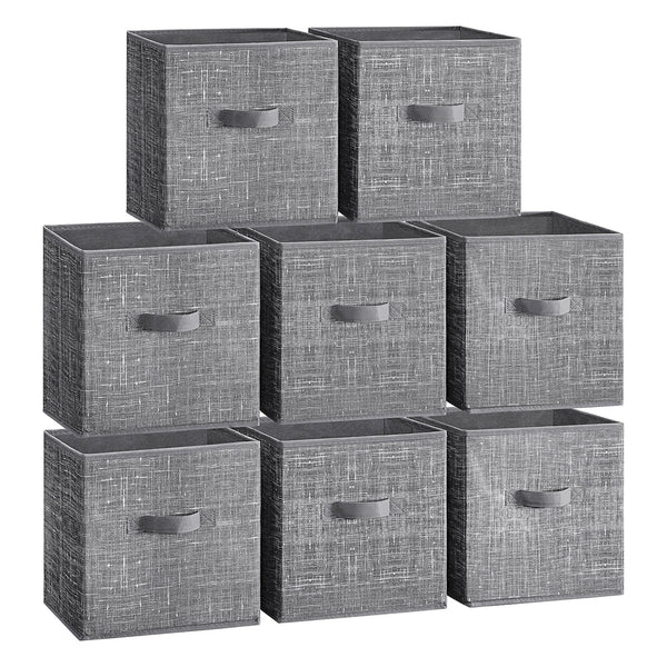 SONGMICS Set of 8 Foldable Storage Cubes UROB830G01