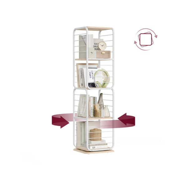 VASAGLE VASAGLE 4-Tier Rotating Bookshelf ULLS127W67