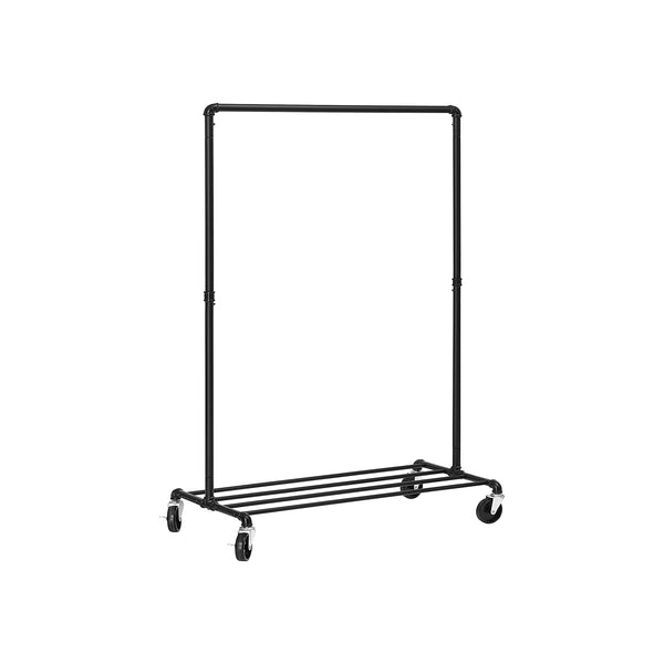 SONGMICS Clothes Rail on Wheels Max. Load 198 lb UHSR61BK