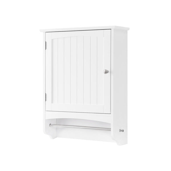 VASAGLE White Wall-Mounted Bathroom Storage Cabinet UBBC22WT