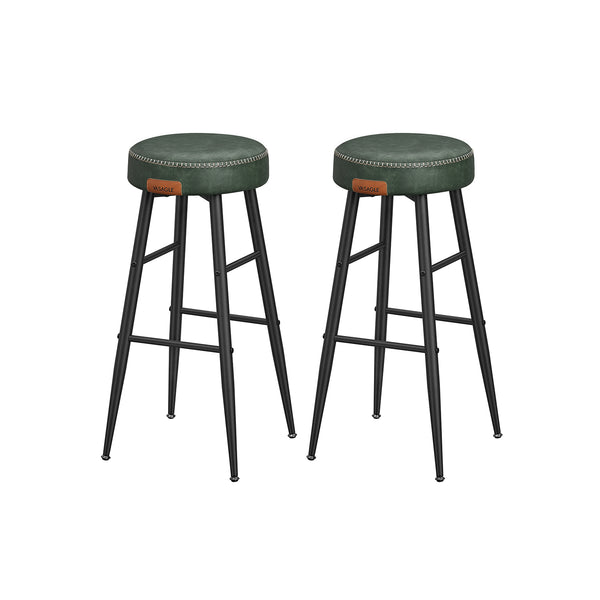 VASAGLE EKHO Collection - Set of 2 Bar Stools 30" Tall ULBC090C01