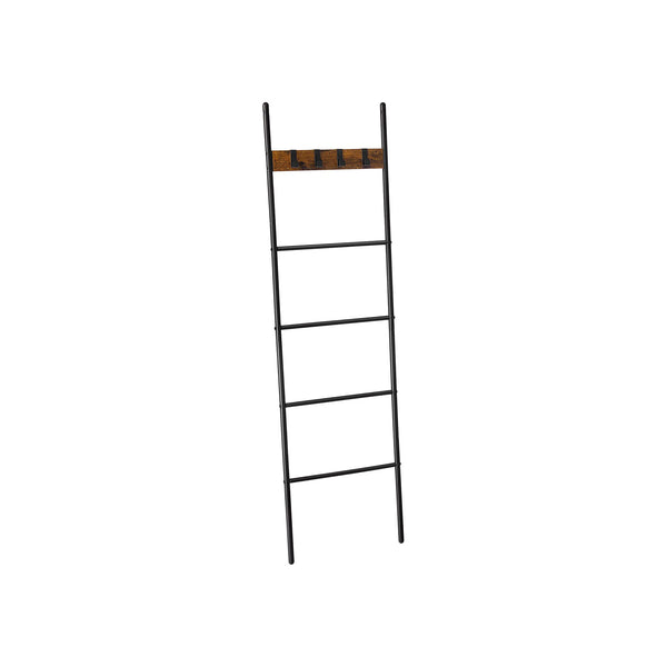 VASAGLE 5-Tier Blanket Ladder Shelf ULLS016B01