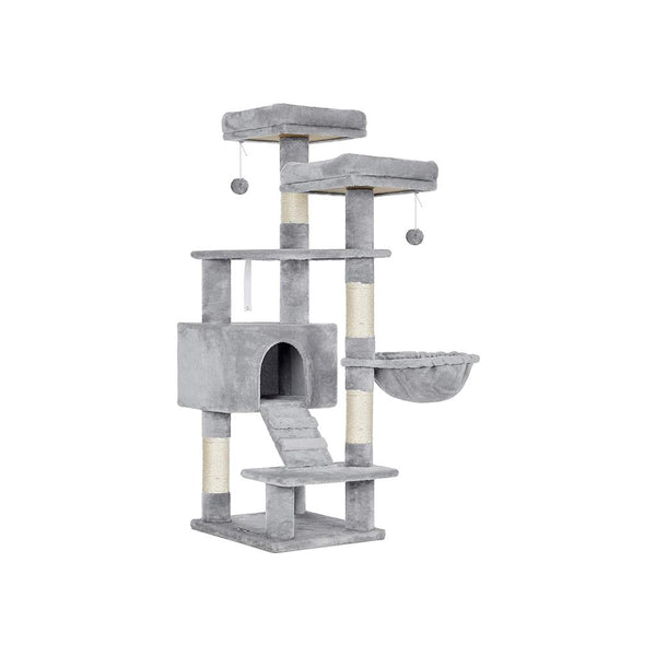 FEANDREA Multi-Level Cat Condo with Scratching Posts UPCT160W01