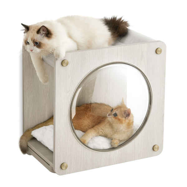 Clickat Wall-Mounted Cat Cave with Observation Window UPCK010T66