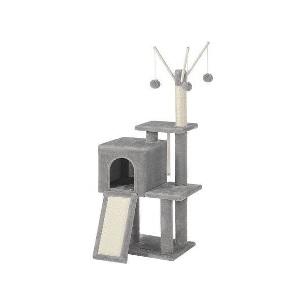 FEANDREA Small Cat Tower for Indoor Cats UPCT143W01